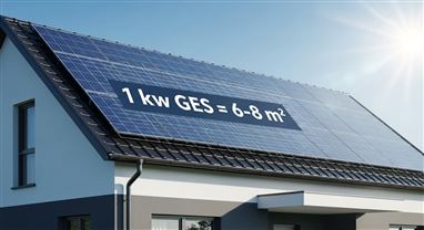 How Many m² Are Needed for 1 kW of Solar Panels?